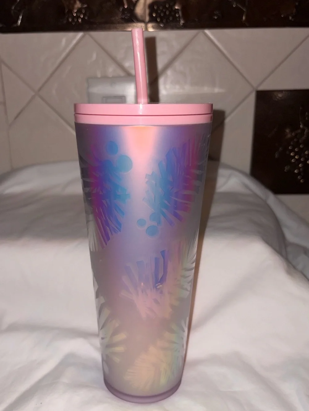 Starbucks Pine Cone 2019 Limited Edition Holiday Palm Leaf Venti Tumbler 24oz